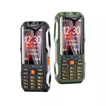 YEEMI Q9+ кнопочный смартфон 3,5-дюймовый HD-экран две SIM-карты большая батарея WIFI Bluetooth фонарик камера 4G мобильный телефон чёрный