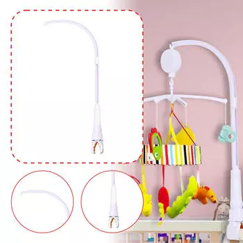 Mobile Bed Bell Holder Pendant Bracket Nursery Decor Easy Install Toy Decoration Hanging Arm Cot