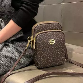 Mobile Phone Bag for Women 2025 New Arrival Mini Lightweight Small Bag Trendy Middle-Aged Mother Bag Easiest for Match Shoulder Messenger Bag English hook
