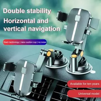 Mobile Phone Bracket NEW Car 360 Degree Stand Rotation Dashboard Car Phone Holder with Suction Cup Base Auto Accessories