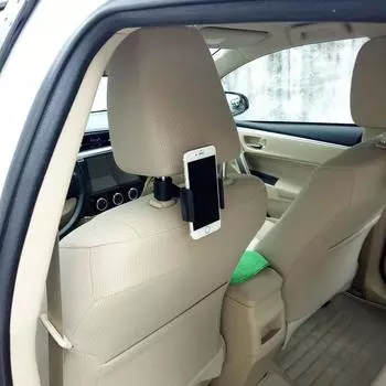 Mobile Phone Holder 360 Degree Rotating Universal Black 45-90mm Car Supplies Car Mount Portable Adjustable Car Accessories
