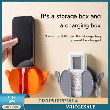 Держатель для мобильного телефона, ящик для хранения пульта дистанционного управления для мобильного телефона и телевизора, настенный, креативный, оптовая продажа, держатели-органайзеры