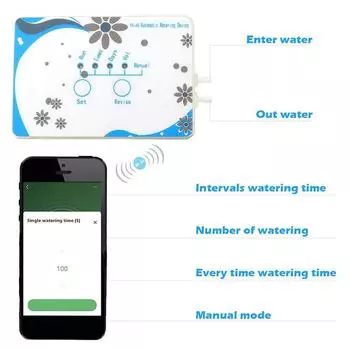 Mobile phone WIFI Automatic Watering Device Remote control Garden plant utomatic Drip Irrigation system water pump timer tool