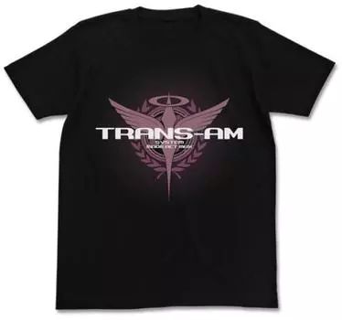 Mobile Suit Gundam 00 Trans Am T-shirt Black XL size