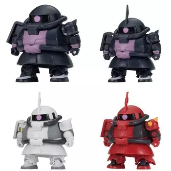 Mobile Suit Gundam EXCEED MODEL SD-MS02 (Exceed Model SD-MS02) [4 types set (full complete)] Gacha Gacha Capsule Toy