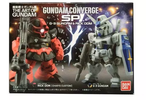 Mobile Suit Gundam Exhibition GUNDAM CONVERGE SP G-3GUNDAM & RICK DOM Gundam Converge SP G-3 Gundam & Rick Dom Tokyo venue limited item