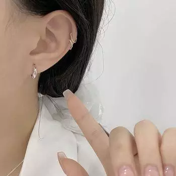 Mobius Earbuds Модные простые и универсальные серьги Легкие роскошные высокого класса