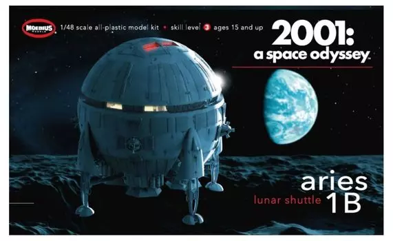 Mobius Model A Space Odyssey Aries Scale Plastic Model 2001 1/48 MOE2001-7