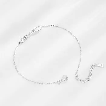 Mobius Original Design Sterling Silver Couple Bracelet Women s Platinum Silver Chain