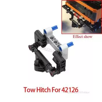 MOC 42126 F-150 Raptor Автомобильный прицеп Техническое сцепное устройство Кран Платформа Жесткий верх Бампер Багажник на крышу Строительные блоки DIY Кирпичи Игрушка Подарки PDF Manual by Email