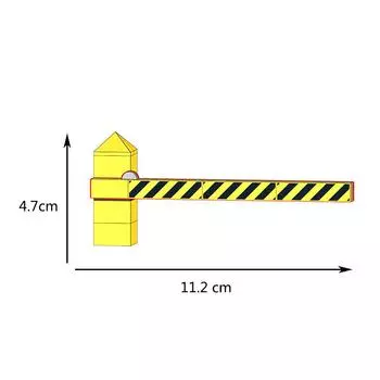Moc Building Block Parts Package City Train Building Block Train Track Corridor Elevating Rod Pedestriving Crossing Kids Toy Gift