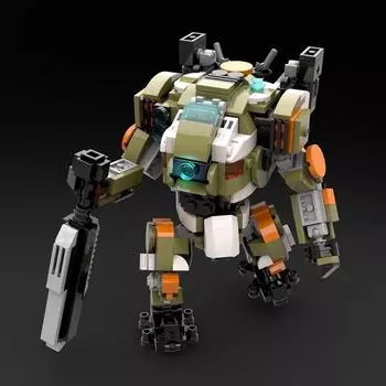 MOC Building Block Robot Set Mecha Model Декоративная сборка Игрушка в подарок мальчику