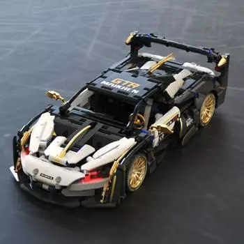 MOC City Luxury Technic GTR Super Race Спортивный скоростной автомобиль Building Block Кирпич Модель игрушки Рождественские подарки для маленьких мальчиков и взрослых No Box
