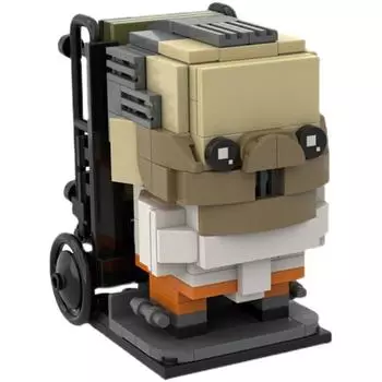 Moc Movie Figures Ганнибал Лектер Brickheadz из Молчания Ягнят Модель Строительные Блоки Кирпичи Коллекция Игрушки Для Детей