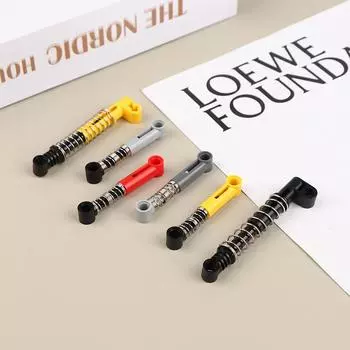 Moc Parts Строительные блоки Жесткая пружина Самоблокирующийся кирпич Пружина амортизатора 10pcs