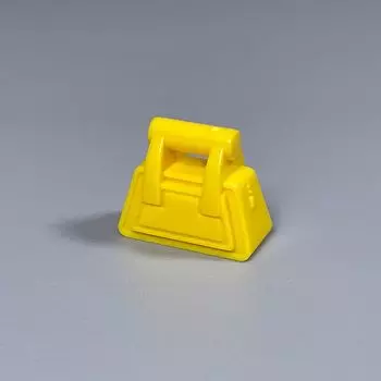 MOC Small Particles Building Blocks Doll Handheld Accessories Spare Parts 93091 Women s Handbag Girl s Toy Travel Photo 1 ladies handbag yellow