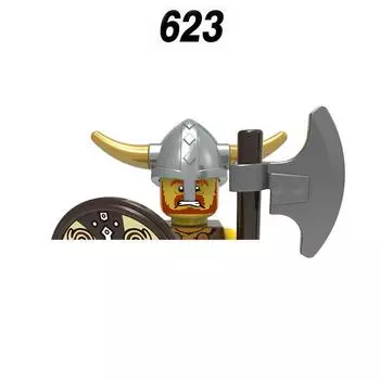 MOC Средневековый Замок Рыцари Римские Солдаты Строительные Блоки Военные Древний Египет Фигурки Мумий Воин Стражник Оружие Кирпичики Игрушки