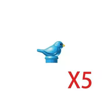 MOC Строительные блоки Мини Кирпичик Курица Утка Гусь Акула Попугай Дельфин Свинья Крокодил Собака Зоопарк Ферма Набор Аксессуары Игрушка для мальчика Подарок