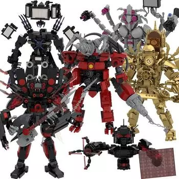 MOC Titan Clock King 3.0 Детская развивающая игрушка, серия строительных блоков Upgrade Titan TV Man