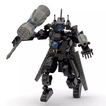 MOC Titan Оператор из смешных аниме-видео:Для туалета Skibidi, 444 шт., игрушки из строительных блоков аэро