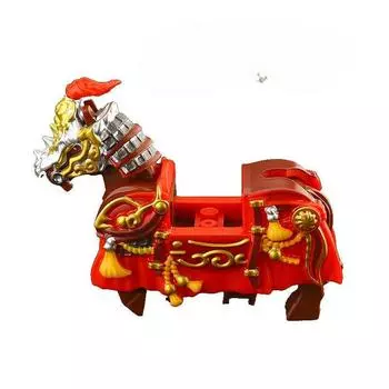 MOC Три царства Древний Сунь Цюань Хуан Чжун Гуань Юй Чжан Фэй Версия в доспехах Солдатик Конструктор Человеческая кукла Игрушка NO BOX