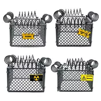 Moc Военная серия, логотип, защитная сетка, строительные блоки, проволочная сетка, пружинная военная сцена, сборка строительных блоков, игрушки