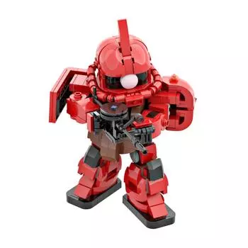 MOC ZAKU II Building Block аниме фигурка экшн-модель коллекция обучающий кирпич собрать робот игрушка для детей подарок