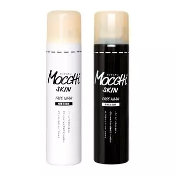 Mocchi Skin Facial Cleansing Foam White Charcoal Set Foam Facial Cleansing Enzyme Facial Cleansing Adsorbing Foam Facial Cleansing Ceramide No