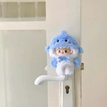 Mochadoll, 10 см, хлопковая кукла, костюм животного, 3 типа, ватный тампон, кукла-кумир, хлопковая джинги, синяя акула, корейская детская игрушка