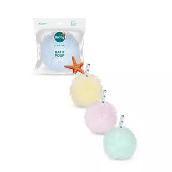 Мочалка для ванной, 3 шт., средний размер