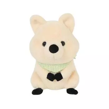 Mochi Town Floppy Quokka Doll M, КРЕМОВЫЙ, 23см, Популярные игрушки для корейских детей