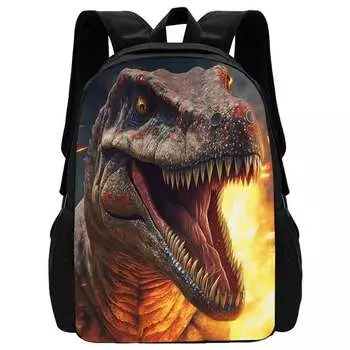 Mochila Dinosaur школьный рюкзак для детей, школьные сумки для мальчиков, легкий прочный детский рюкзак с мультяшными принтами животных 15 inches