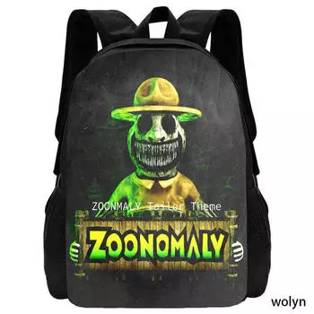 Детский рюкзак Mochila Zoonomaly, школьные сумки с героями мультфильмов для девочек и мальчиков, прочный школьный рюкзак с аниме-игрой для детей, сумки для книг 15inches