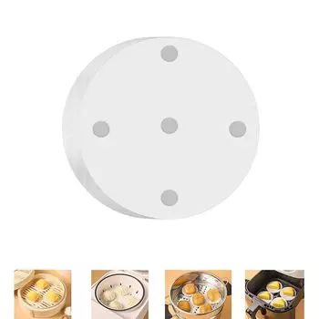 MOCOXYKLXY Steamer Steamer Diameter Pack of Cooking Paper for Chinese Steamer Steamer Air Fryer Food does not stick easily Pack of Sheet, Sheet,