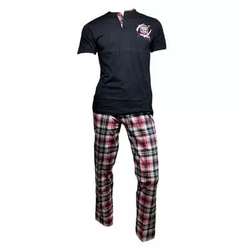 Mod Collection Мужские пижамы в клетку из 100% хлопка в клетку