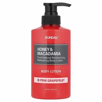 Мёд и Макадамия, Лосьон для тела, Розовый грейпфрут, 500 мл(16.9 жидких унций)