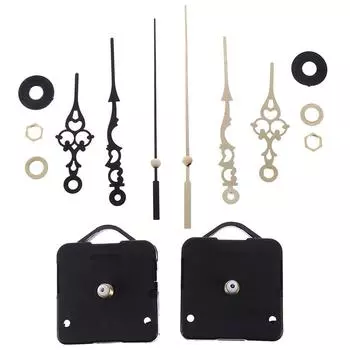 Мода 1 комплект профессиональных часовых механизмов Часовой механизм практичный кварцевый настенный механизм часов чёрный