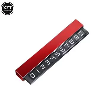 Мода 1шт наклейки для стайлинга автомобиля временная карта парковки номер телефона телефонная табличка парковка остановка в автомобильные аксессуары