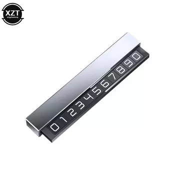 Мода 1шт наклейки для стайлинга автомобиля временная карта парковки номер телефона телефонная табличка парковка остановка в автомобильные аксессуары красный