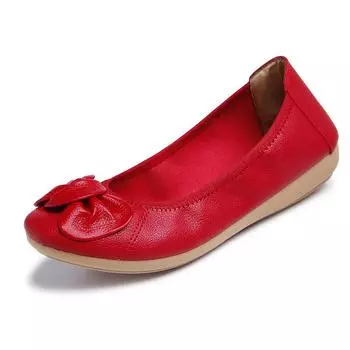 мода 2018 новые модные туфли женские однотонные конфетные цвета лакированные туфли с ПУ наконечником женские балетки 5 бежевый