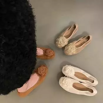 Мода 2024 года, дизайнерские женские туфли на плоской подошве с цветочным принтом, модные туфли на плоской подошве с неглубокой подошвой, туфли-лоферы 35 хаки