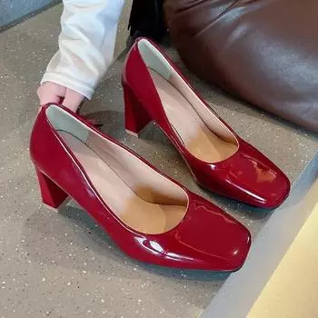 Мода 2024 года, кожаные туфли на плоской подошве с острым носком, женские мокасины, повседневная обувь на весну и осень, женские туфли на плоской подошве, конфетного цвета, милые туфли на плоской подошве, большие размеры 35-40 35 чёрный