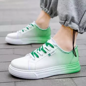 Мода 2024 года, лето, новые парусиновые туфли, мужские модные дышащие повседневные мужские модные тенденции, корейская версия низких туфель 39 бежевый