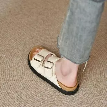 мода 2024 года мода женская обувь сандалии на платформе летние каблуки открытый носок костюм женские эспадрильи новые девушки комфорт 35 бежевый