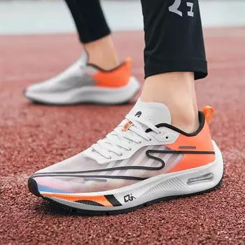 Мода 2024 года, мужская, новый стиль, модная, универсальная, дышащая, для фитнеса, тренировок, отдыха, спорта pianxiaoyima оранжевый