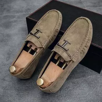 Мода 2024 года Мужская обувь Новая мужская повседневная обувь Allmatch Loafer Shoes Мужская модная деловая обувь Модная мягкая подошва Социальная обувь 39