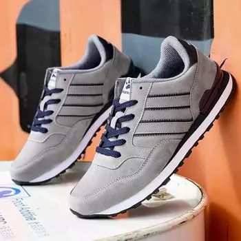 Мода 2024 года Мужская повседневная обувь Легкие кроссовки на шнуровке Плоские дышащие кроссовки для активного отдыха Модные кроссовки Удобные мужские вулканизированные туфли 43 чёрный