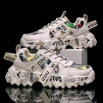 Мода 2024 года Мужская повседневная обувь Удобные модные кроссовки для мужчин Брендовая обувь для отдыха на открытом воздухе Zapatillas Hombre 36