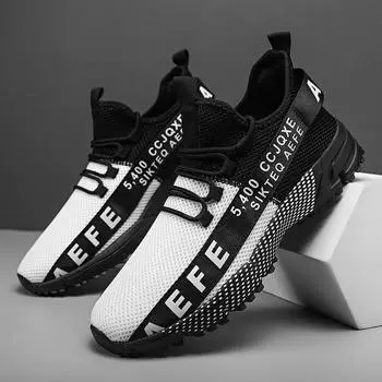 Мода 2024 года, мужские вулканизированные туфли, модные сетчатые кроссовки на платформе, повседневные прогулочные спортивные дышащие кроссовки для бега, обувь для путешествий на открытом воздухе 39 синий