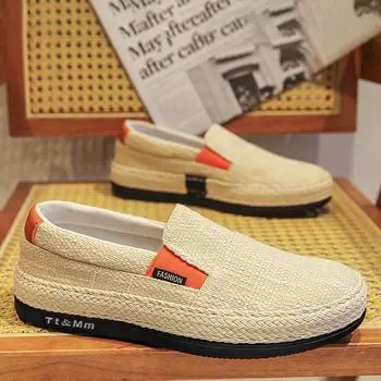 Мода 2024 года, новая мода, повседневная мужская обувь, летние кроссовки, мужская легкая повседневная обувь, мужская повседневная обувь, дизайнерская обувь для мужчин, Zapatos Hombre CN 39 бежевый